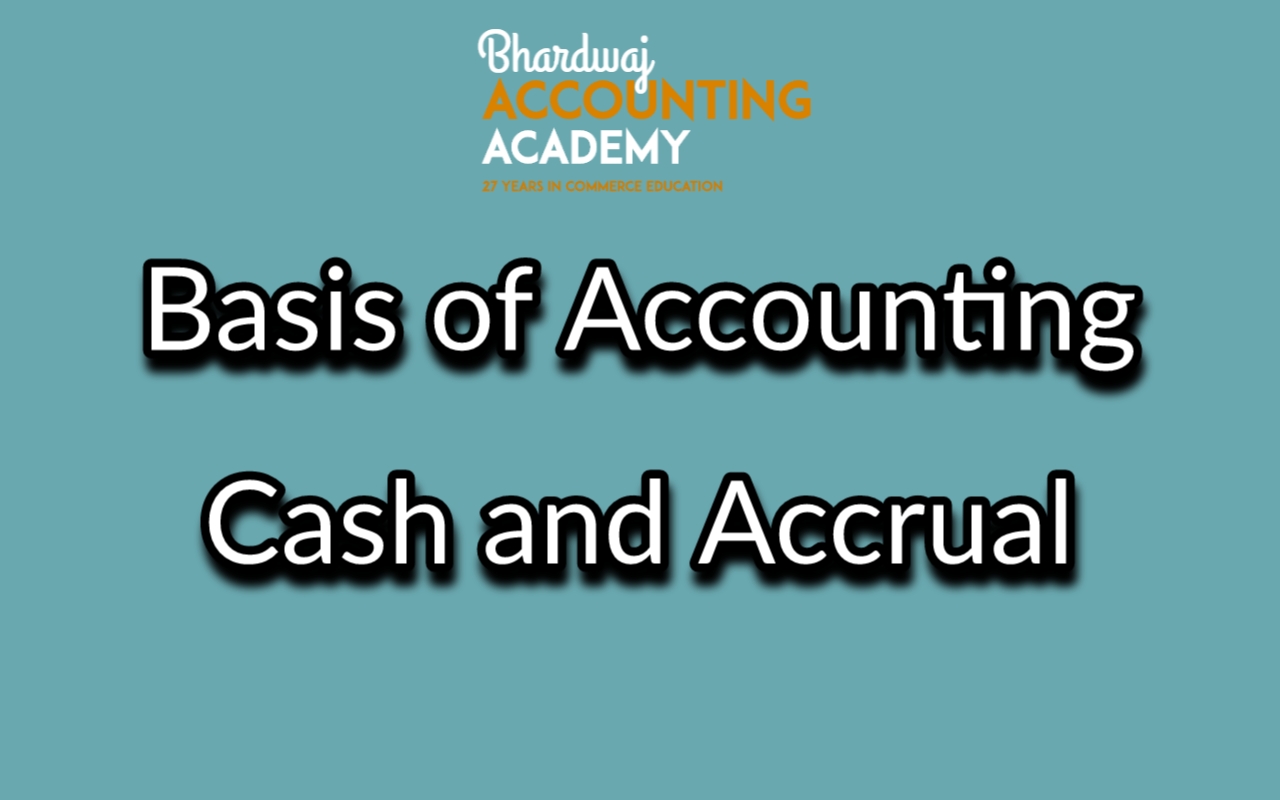Basis of Accounting