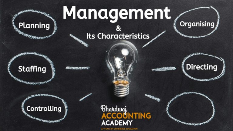 Management and its characteristics