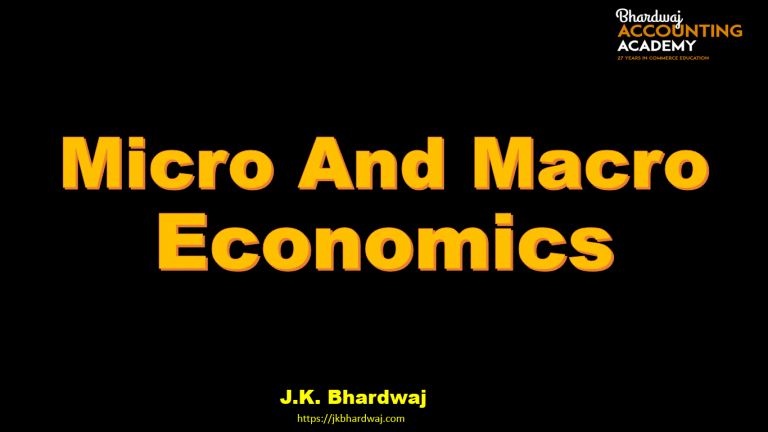 Micro and Macro Economics