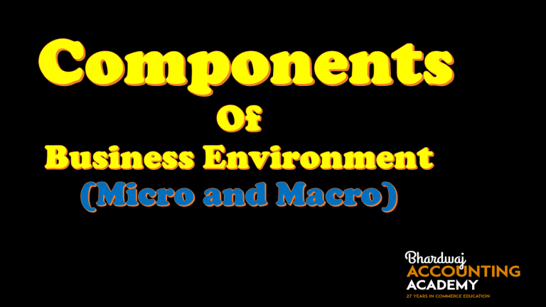 Components of Business Environment