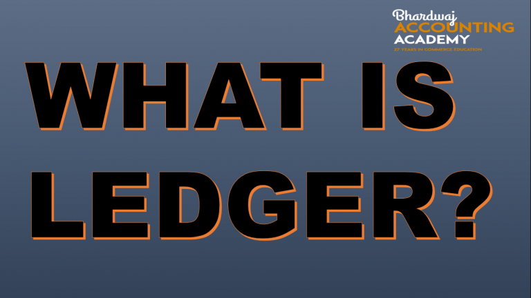 what-is-ledger-class-11