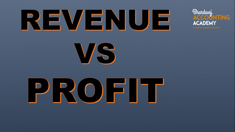 Revenue Vs Profit