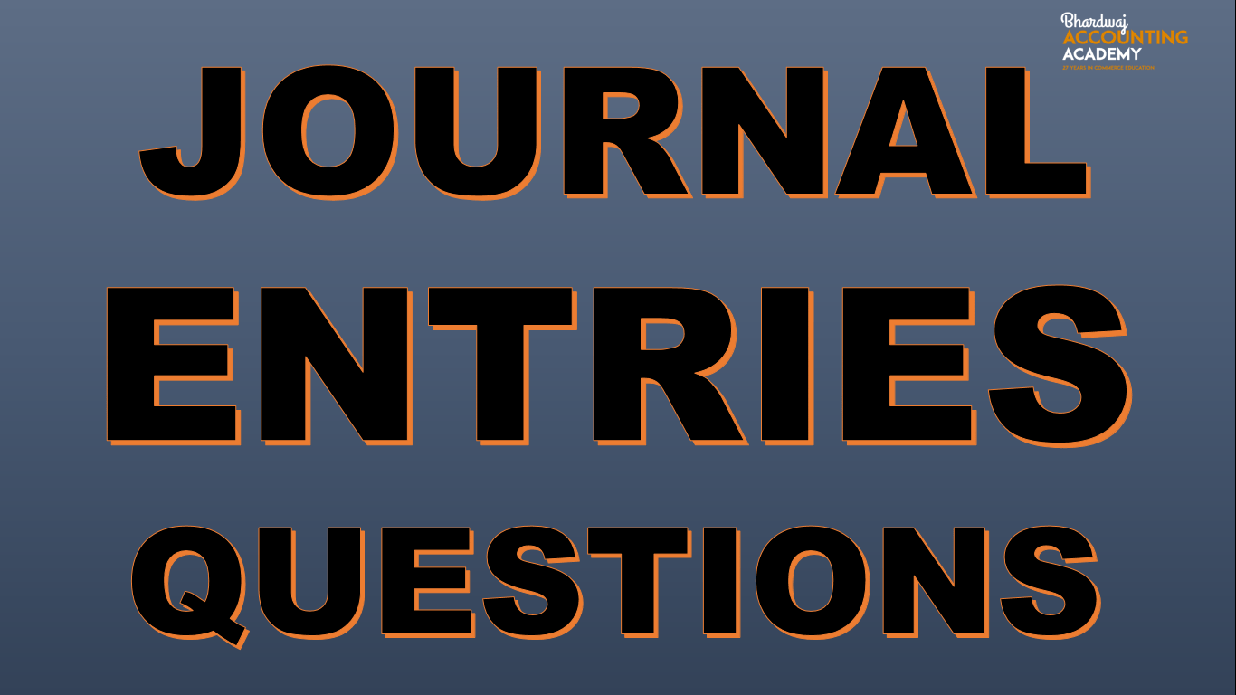 Journal Entry Questions For Students