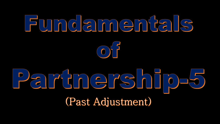 Important questions of fundamentals of partnership-5