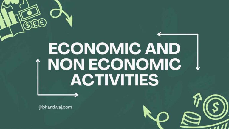 economic and non economic activities